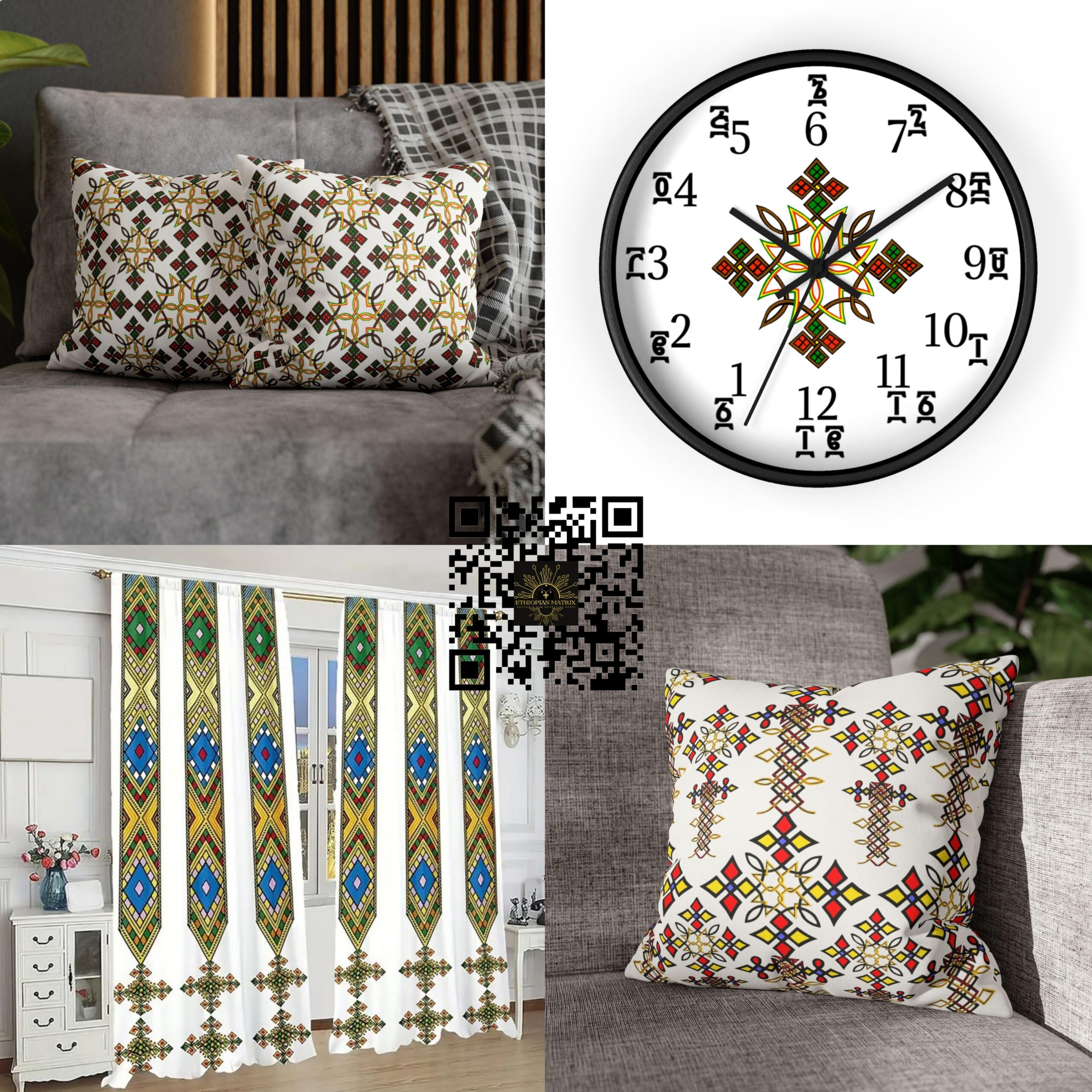 Ethiopian Matrix | Ethiopian Home Décor Collection